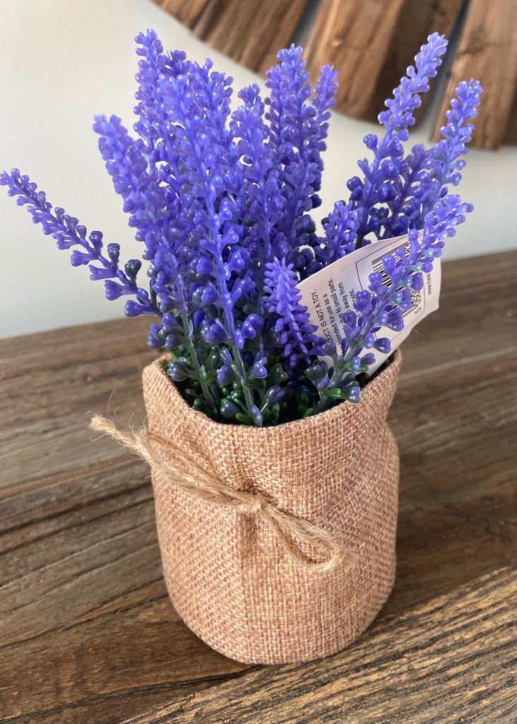 Lavender In Hessian Bag