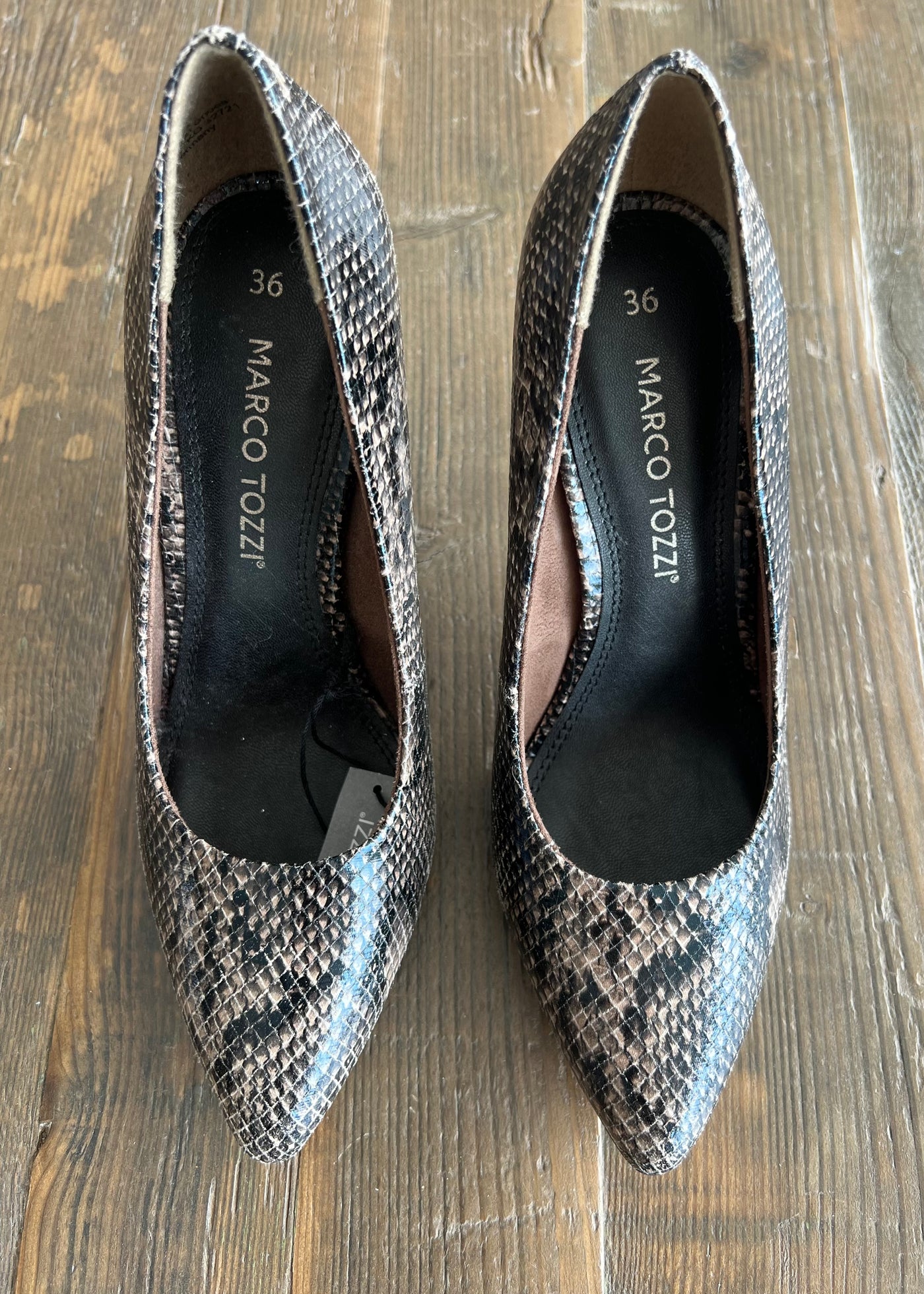 SALE Brown Snakeprint Heels