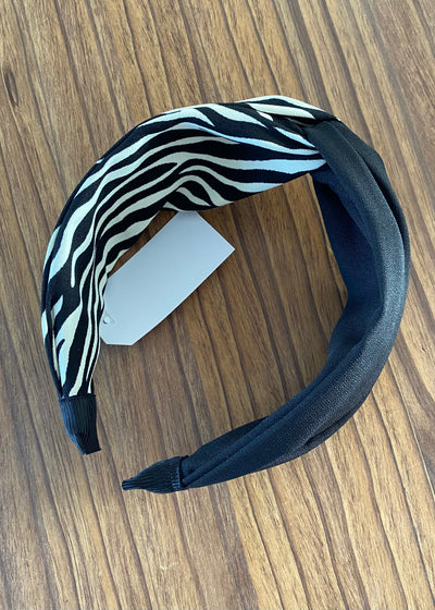 Monochrome Zebra Headband